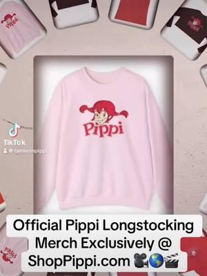 Official #pippilongstocking merch at ShopPippi.com 🎥🌎🎬🌟❤️ Owned by TamiErin.com #80smovies #37thanniversary #80thanniversary #fyp #thenewadventuresofpippilongstocking #popculture #Ilovethe80s 