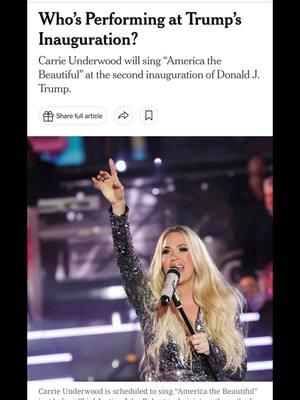 Nope. In 2025 this artists passive acceptance and fake “togetherness” is OUT. Blocking is IN.  #spotify #carrieunderwood #block #trumpisafelon #fotus