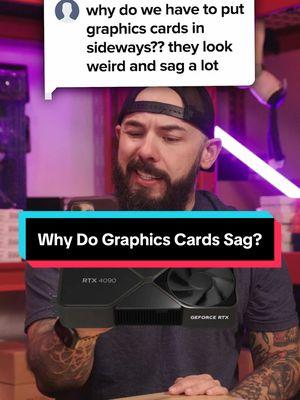 Why Do Graphics Cards Sag? #foryou #techtok #pcbuild #gamingpc #pcgaming #metapcs 