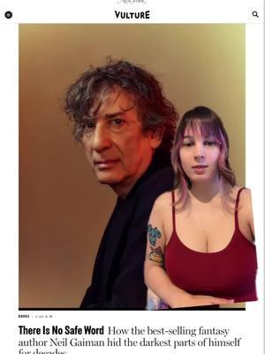 Any comments in his defense will be deleted/blocked.  #neilgaiman #coraline #sandman #goodomens #problematicauthors 