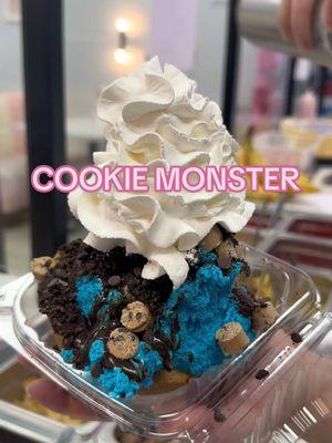 Have you had blue moon ice cream? #moderncone #icecreamstore #icecreamshop #icecreambusiness #michiganicecream #bluemoonicecream #cookiemonster #cookiemonstericecream 