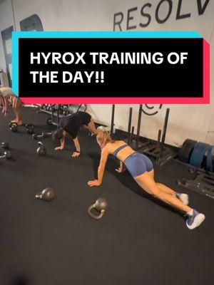 HYROX WORKOUT OF THE DAY! @Maiyaparrous @Hope sgro #hyrox #hyroxtraining #hyroxathlete #hyroxtips #hyroxworlds #hyroxtips #hyroxworkout #hyroxcoach #whatishyrox #hyroxworkout #workout #workoutroutine #workoutmotivation #WOD #explore #explorepage✨ 