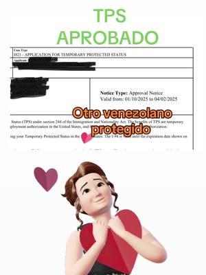 El TPS VENEZUELA es una protección para todos los venezolanos que ingresaron antes del 31 de julio de 2023. #tps #tpsvenezuela #tpsaprobado #venezolanosenusa #venezolanoscontps