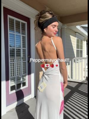 Love you girlie pop @PEPPERMAYO  #peppermayo #peppermayohaul #vacationdress #dresshaul #peppermayodress 