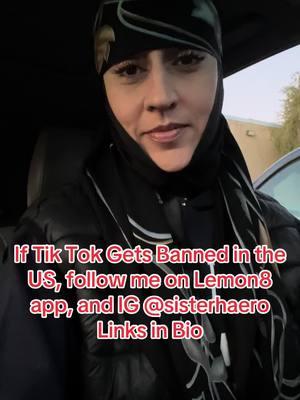 If Tik Tok gets banned in the US, please follow me on Lemon8 and IG @sisterhaero  The links are in my Bio. Let's stay connected, and if I have enough followers on Lemon8, I can go live with you! #sisterhaero #lemon8 #stayconnected #tiktokban 