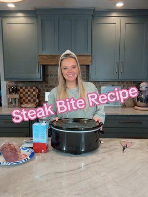 Steak Bite Crockpot Recipe  #crockpotdinner #crockpotrecipes #crockpotmeals #Dinner #Recipe 