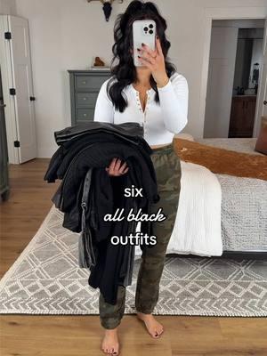 6 all black outfits from amazon 🖤 #allblackoutfit #allblackoutfitinspo #amazonfashionfinds #amazonstyle #amazonoutfits #amazonfashion  