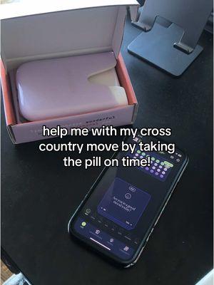 help me with my cross country move by taking your pill on time! #smallbusinessowner #SmallBusiness #birthcontrol #birthcontrolpills #hormones #hormonecycle #periodtracker #cycletracker 