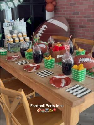 Touchdowns & tasty treats! 🏈🎉 From festive decor to game day fun, we’ve got everything you need for the ultimate football celebration! ✨ 🎥: @karaspartyideas #football #footballparty #footballpartyideas #SuperBowl #superbowlsunday #superbowlparty #superbowllix 