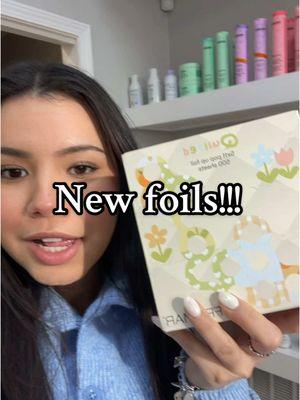 Another new foil from @framar!!! This is giving all the spring vibes I’m in loveeeee with it!! 💕💕 #fyp #new #foryoupage❤️❤️ #foils #framarfoils #hairtok #hair 