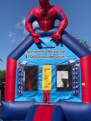 #spiderman #bouncehouse #rare 