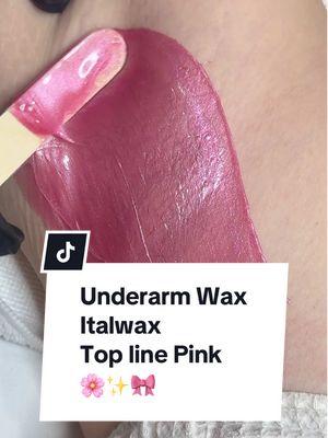 Underarm Wax 🎀 #italwaxtoplinepink #wax #axilas #hardwax #cera #italwax #underarmwaxing 