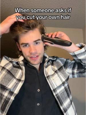 Um, of course! #WahlClippers #WahlGrooming #Haircut #AtHomeHaircut 