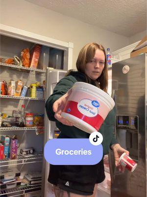 I love grocery shopping & I love unloading them!! 🕺🏼✨🪩🍄🦋🎉🧚🏼‍♀️🎆💕 #groceryshopping #sarcastic #grcoerytrip #groceryday #familyoffour #grocerieshaul #groceryhaul #funny #momoftwo #annoyed #realisticgroceryhaul 