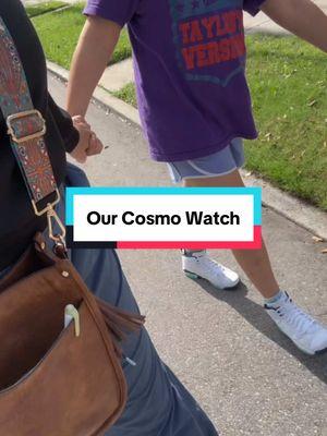 The COSMO watch allows us to stay connected and gives her more freedom because I know she’s safe #kidsafety #safeonline #smartwatch #kidsonline 