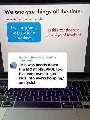 Everything teachers need to introduce literary analysis essay writing to students. Click linktr.ee in bio. or go here: tinyurl.com/44bbrrpj #teach #teachers #teachertiktok #teachersoftiktok #teachertok #teachertalk #English #Englishteacher #ela #secondary #teaching #middleschool #highschool #homeschool #studentteacher #firstyearteacher