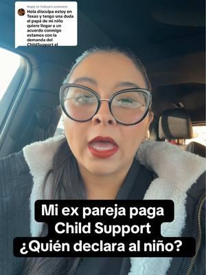 Replying to @Yulissa Mi ex-pareja paga Child Support, ¿quién declara al niño? 👧🏻👦🏼💸💵📈 #impuestos #taxes #reembolso #finanzas #contabilidad #irishitamacc 