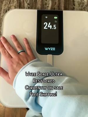 Wahoo! So many have been grabbing these and they just restocked! #wyze #wyzescale #wyzescaleultra #scale #fitnessscale #fitnessjourney #tiktokshopfinds 