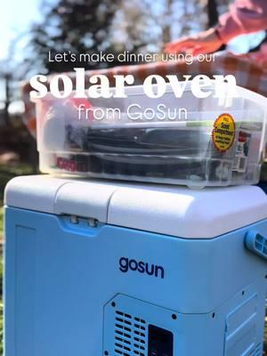 Make dinner with a gosun solar oven. No gas no fuel no power no problem . This portable solar cooker can cook just about anything #gosun #gosunsolar #solaroven #solarcooking #offgridcooking 