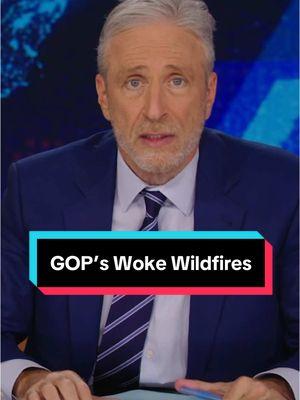 The only thing harder to extinguish than the LA fires is conservatives blaming DEI. #DailyShow #LA #LAWildfires 