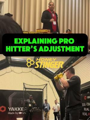 🎥 Explaining the Adjustment  #Personalization is an accelerant to player development. By thoroughly understanding the needs of a hitter (their swing conditions, their motor preferences etc.) crucial adjustments can be identified and implemented FASTER.  S/O @honeystinger for making the event possible 🔥