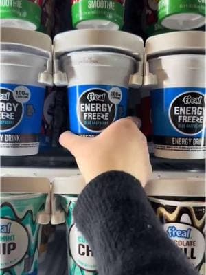 have you tried our energy freezes yet? 👀 #freal #energydrink #fyp 