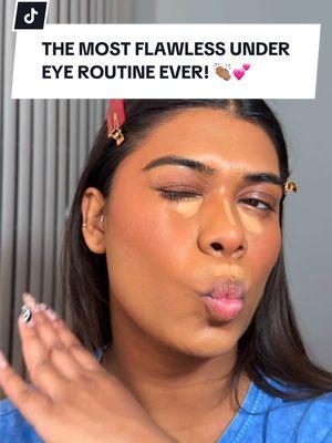 if you really want a flawless under eye, these steps are CRUCIAL! Don’t say I didn’t tell you! 👏🏽❤️ products used ✨ @DanessaMyricksBeauty yummy skin concealer - 10 & 11 @Sephora Collection microsmooth powder - tan @ONE SIZE BEAUTY ultimate setting powder - ultra peach & ultra pink @NARS Cosmetics light reflecting powder - shore #browngirltiktok #browngirlmakeup #yummyskinconcealer #concealertutorial #flawlessmakeup #creaselessconcealer #brightundereye #concealorroutine 