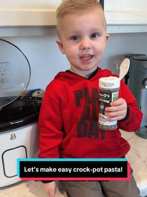 Let’s make Italian chicken pasta! 🍝Who doesn’t love a super simple crockpot meal?! Between the kid’s activities and preparing for the new baby, we’ve been on-the-go every day! Having a simple + yummy meal that takes no time to prep is perfect for our family ♥️ we love using @Dan-O’s Seasoning Italian-O, all the flavor while keeping our ingredient list short + simple 🙌🏻 let us know if you try this one!  • 1 lb chicken • 1 can crushed tomatoes • 1 jar of marinara sauce • Dan-O’s Italian-O seasoning • Penne pasta • 2 cups mozzarella cheese • 1 cup Parmesan cheese  #danospartner #simplemeals #EasyRecipe #crockpot #cookwithme #cookathome #chickenpasta 