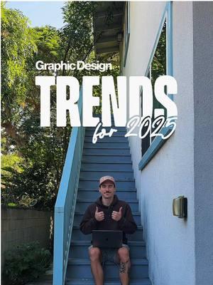 It’s time for the Graphic Design Trends of 2025🔥 did I miss any? #graphicdesign #graphicdesigner #graphicdesigntrends #designtrends #photoshop #illustrator #freelancer #typography #webdesign #2025trends 