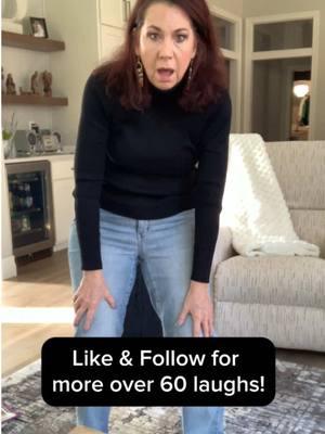 Can anyone else relate to this not being able to just spring off the floor anymore? 2025 means more strength training for this 67-year-old. Who’s with me? ##aging##over60andfabulous##oldage##livelifetothefullest##humortiktok