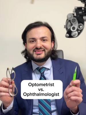 Optometrist vs. Ophthalmologist: What’s the Difference?👁️ 👓  With Ophthalmologist Dr. Humair Khan   Understanding the roles of optometrists and ophthalmologists can help you choose the right eye care professional for your needs. Watch this video to learn more!   Disclaimer: The information provided in this video is for informational purposes only and should not be considered medical advice. Please consult with your healthcare provider for personalized advice and recommendations tailored to your specific situation.   #EyeCare #Optometrist #Ophthalmologist #VisionHealth #EyeHealth #HealthyEyes #EyeDoctor #VisionCare #EyeCareSpecialist #MedicalEducation #CLSHealth #HealthcareTips #PatientEducation #healthcare 