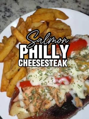 Salmon Philly Cheesesteak | 15 Minute Meal  #SalmonPhilly #salmonphillycheesesteak #salmon  #PhillyCheesesteak #Philly #Cheesesteak #OnePotMeal #onepotmeals #easydinner #yummy #goodfood #DinnerIdeas #easydinner #easydinnerideas #15minuterecipe #fyp #webougielikethat #itssogoodyall #mommeals #weeknightmeals #weeknightdinnerrecipes #cookwithme #foodtiktok #FoodTok #quickdinner #quickdinnerrecipes #recipesoftiktok #foodporn #blackgirlscook 