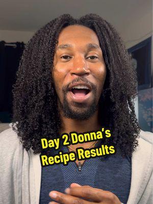 Day 2 results Donna’s Recipe! #curls #curlyhairroutine #day2hair 