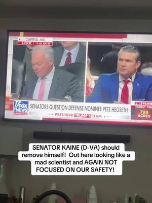 If you ever wanna know why the #UnitedStates has become one of the weakest countries in the world, and why as a country, we are completely crumbling month by month to the point that we don’t even look like we used to five years ago watch this hearing, watch the difference between the #Democrats attacking someone versus the #Republicans asking questions of what’s going to be different… senator Kane should feel absolutely embarrassed. He focused on hypothetical, like if you were a blank you would be disqualified isn’t that correct… I’m embarrassed that this even is on television representing my country!!! #senatorhearing #petehegseth #democrat #republican ##timkaine##trump##donaldtrump##military##foxnews##secretaryofdefense##usnavy##marines##usaf##army