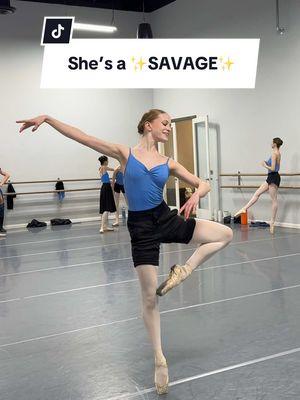 Megan really is a SAVAGE✨😧🔥 who wants a pt.2 ?! #masterballetacademy #dance #ballet #danceschool #viral #dancersoftiktok #balletclass #arizona #scottsdale #ballerina #ballerinas #ballettok #balletflex #dancetok #pointeshoes #balletfolklorico #fypシ #fyp #ballerinacheck 