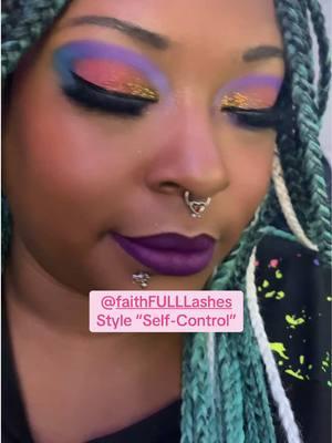 @faithFULL Lashes is black owned and run by my friend Tamika! These lashes will last for nearly 30 uses. They are a favorite and when I ran out, I came running to her! I will say that “self control” alone without any look will definitely seem out of place but if you have an actual LEWK going, it’ll look great! #makeup #lashes #colorfulhair #colorfulmakeup #fyp #foryoupage #supportsmallbusiness #findme #letstryit #BlackTikTok #iykyk #lashgamestrong #lashzilla #lashzillas 