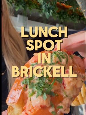 cutest rooftop in Brickell, ur welcome.             #miamilunchspot #lunchspots #creatorsearchinsights #miamirestaurants #miamirooftops #brickellrestaurants #bestlunch #lobsterroll #wheretoeat #miamifood #Vlog #miami 