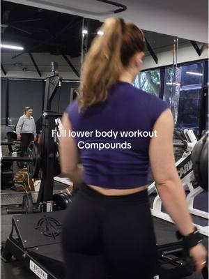 Full lower body workout #lowerbodyworkout #compoundmovements #hacksquat #sumodeadlift #glutesworkout #hipthrust #musclegrowth 