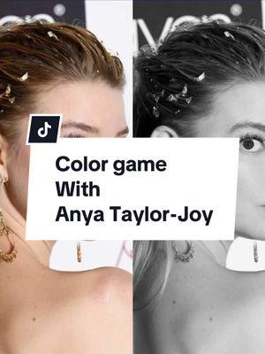 Color game with our beauty queen Anya Taylor-Joy! #coloranalysis #colorme #colorseason #colorcontrast #beauty #lipstick #anyataylorjoy #imageconsultant #makeup #colorgame