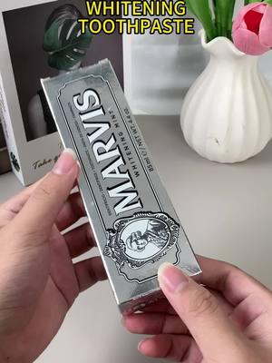 Whitening toothpaste 🦷🪥#foryou #marvis#teeth#dental#toothpaste #tiktokmakemebuyit 