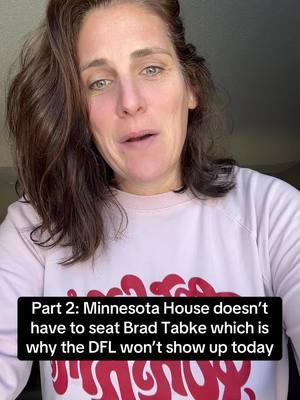 The GOP has already said that if Brad Tabke wins the house seat in district 54A they will not seat him. This is why the DFL will be boycotting the start of the Minnesota Legislative session today! #minnesota #mn #dfl #foryoupage #gop #workingmom #mom 