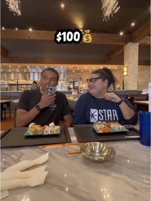 Giving People $100 If They Can Eat More Sushi Than Me🍣💰#foodchallenge #sushi #eat #sushichallenge #allyoucaneat #buffet #sushilover #eating #asianfood #foodtiktok #fyp 