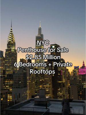 Follow me on IG @ aldynyc for more content! Let’s check out this massive penthouse in the Turtle Bay neighborhood of NYC! Not only does it have 3 floors (plus the rooftop) but it has 6 bedrooms and a humongous great room! All of this for only $2.85 million! So reach out to me if you’re interested in this or buying in the city!  #nyc #nycrealestate #nycrealestateagent #nycapartmenttour #nycapartment #midtownmanhattan #luxuryhomes 