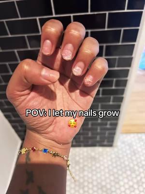 Started from the bottom now we here 💅🏽🧘🏽‍♀️ #silkwrapnails #time #growth #progress #7months #nails #treatyourself #selflove #fyp #browngirls #tamiltok #jerseycity #browntok #nyc #raddie 