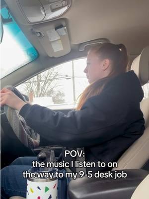 anyone else?? 😂 #music #deskjob #9to5 #driving #carmusic #goingtowork 