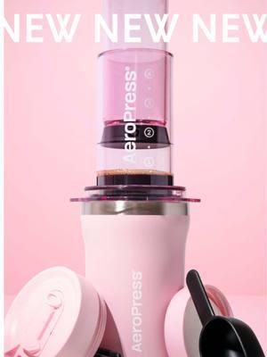 Say hello to the NEW AeroPress Go Plus Pink — the same 3-in-1 coffee system you love, now available in a fresh new color. What makes the Go Plus an AeroPress fan favorite? ⭐ 3 in 1 Brew Technology: Combines the best of several brew methods for a smooth and delicious cup of coffee. ⭐ Travel-Tough Materials: Crystal-clear shatterproof Tritan™ press and 18/8 stainless steel tumbler make the Go Plus tough enough to travel anywhere. ⭐ Includes Custom Travel Tumbler: Brew into, sip from, and pack everything into the included travel tumbler. ⭐ Hot or Cold Coffee Drinks On the Go: Double wall, vacuum-insulated tumbler keeps hot drinks hot and cold drinks cold. ⭐ BPA-Free: Brew and drink with peace of mind. Get yours at aeropress.com. ##AeroPress##PressForBetterCoffee#newcolor