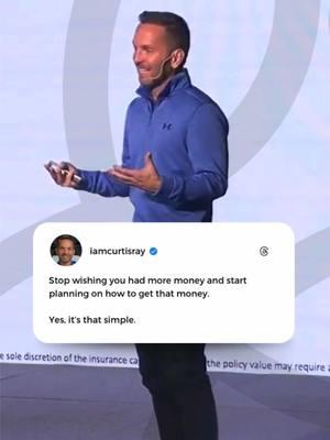 A dream only becomes reality when you take action. How do you do that? By making a plan and sticking to it. The best things in life happen when you set a goal, plan for it, and consistently take the steps to get there. Success doesn’t just happen—it’s created. Stop dreaming about more money and start working toward it today. #CurtisRay #MPIunlimited #MPIstrategy #CompoundInterest #lifeinsurance #IUL #UnlimitedWealth #FinancialFreedom #DreamBig #GoalSetting 