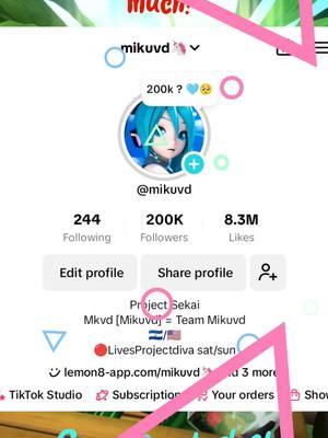 Thank You all 🩵  Gracias a todos 🩵 Ya no sabemos que pasará con Tiktok en estos días, pero si aún sigo aquí seguiré con más contenido  pero si no estoy aquí me puedes buscar en las otras app  cómo: Mikuvd39  mod by k41t0 #miku #初音ミク #mikuvd #projectdiva #vocaloid #vocaloidmiku #mikucosplay #projectsekai  #mikufancam #anime #animegirl #vocaloidcosplay #popipo 