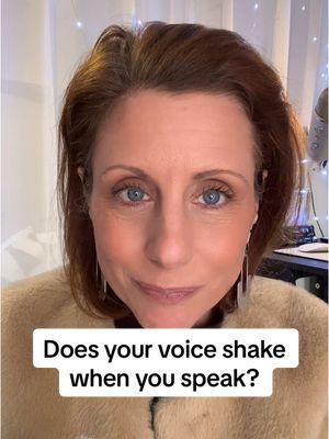 Does your voice shake when you speak? Here is why and solutions! #publicspeaking #voice #nervous 