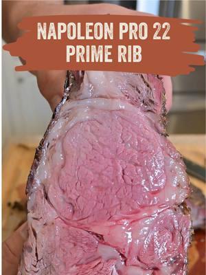 Prime Rib on the Napoleon PRO 22 Kettle Cart   Prime Rib isn’t just for the holidays!  For all those starting their carnivore diets, this is a great way to get some meal prep for the week. Using the PRO 22 Kettle Grill we prepped the prime rib on the attached table and smoked it low and slow with the cast iron grid.  We smoked 300F for about 3hrs till the internal temp hits 120F   Grill: @Napoleon Products PRO 22 Kettle Cart Charcoal: @Jealous Devil Max Meat: Marbled Montana Black Angus Rib Roast   #primerib #steak #kettlegrill #bbq #bbqfriend #napoleon_partner